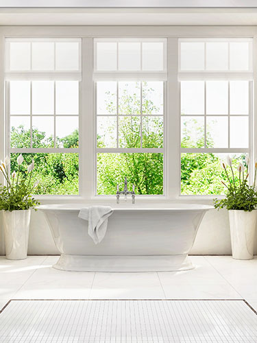 Luxury bathroom interior